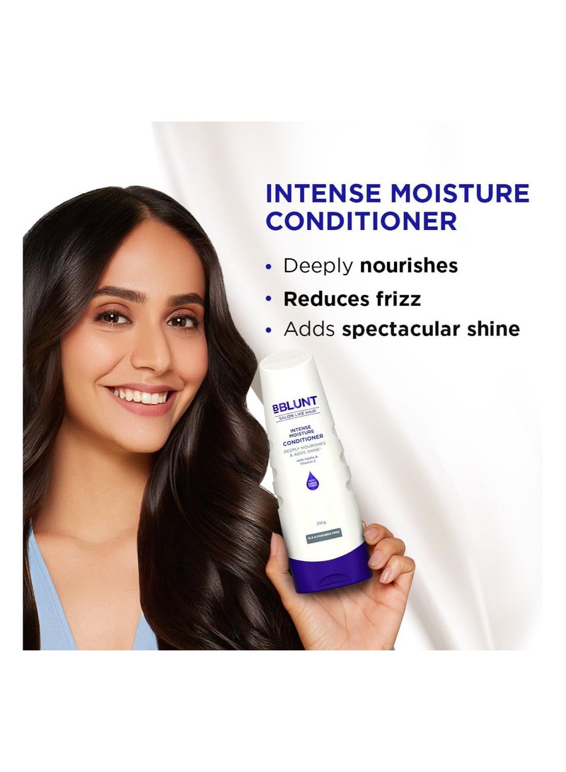 BBLUNT Intense Moisture Conditioner with Vitamin E & Jojoba for Dry & Frizzy Hair - 250 g - Image 3